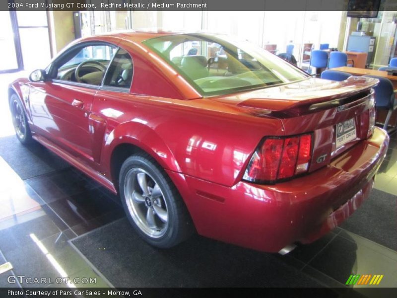Redfire Metallic / Medium Parchment 2004 Ford Mustang GT Coupe