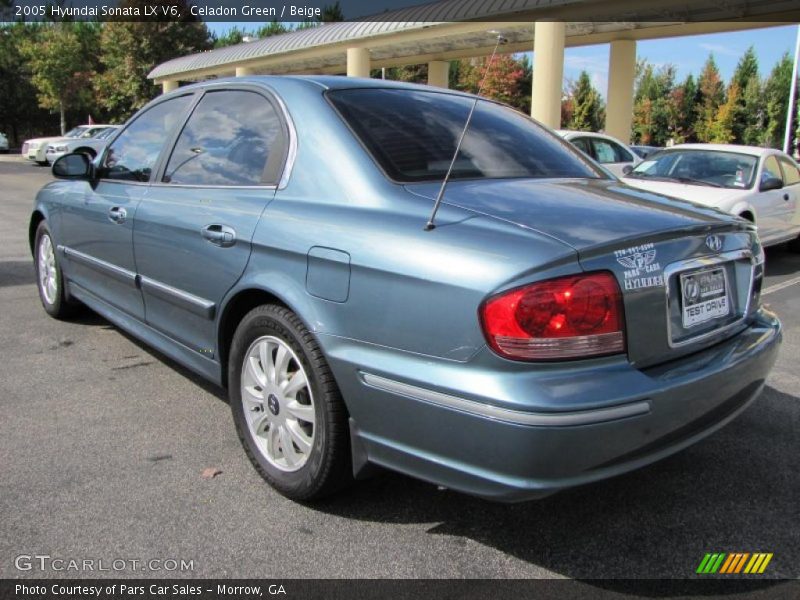 Celadon Green / Beige 2005 Hyundai Sonata LX V6