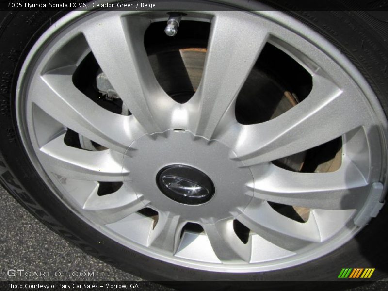 Celadon Green / Beige 2005 Hyundai Sonata LX V6
