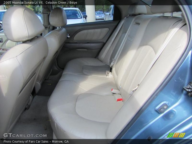 Celadon Green / Beige 2005 Hyundai Sonata LX V6