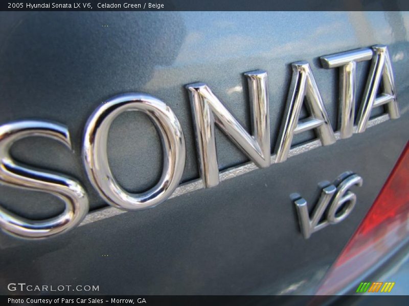 Celadon Green / Beige 2005 Hyundai Sonata LX V6