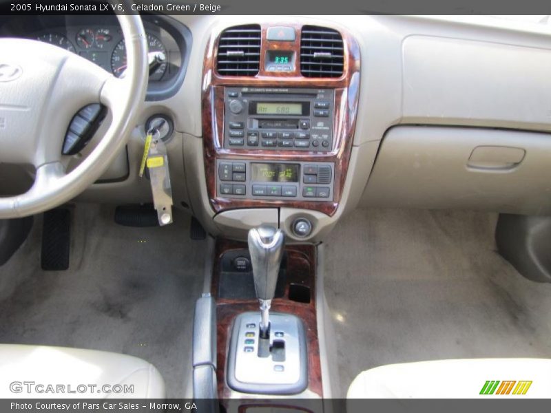Celadon Green / Beige 2005 Hyundai Sonata LX V6
