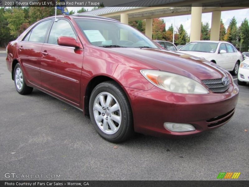 Front 3/4 View of 2003 Camry LE V6
