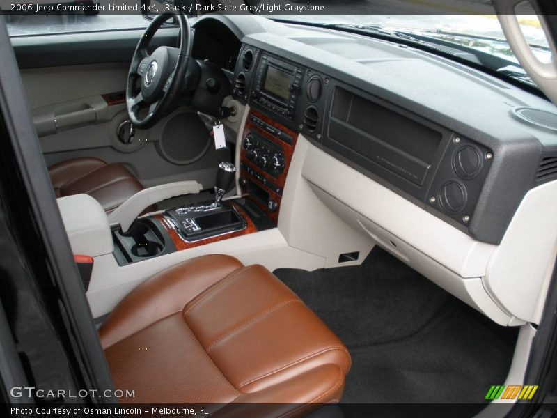 Black / Dark Slate Gray/Light Graystone 2006 Jeep Commander Limited 4x4