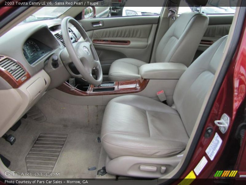 Taupe Interior - 2003 Camry LE V6 