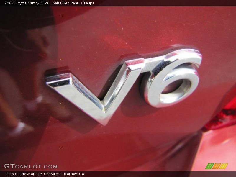 Salsa Red Pearl / Taupe 2003 Toyota Camry LE V6
