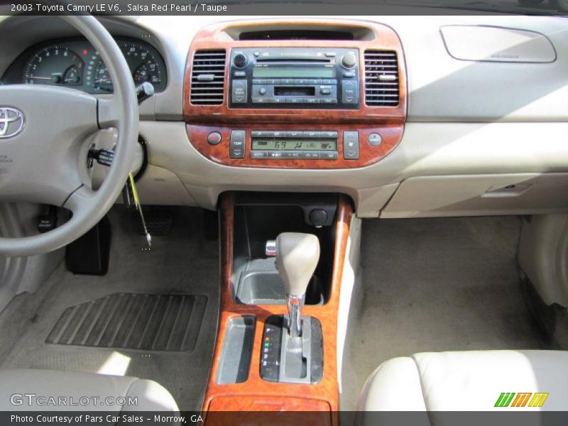 Dashboard of 2003 Camry LE V6