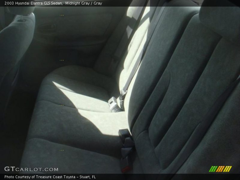 Midnight Gray / Gray 2003 Hyundai Elantra GLS Sedan