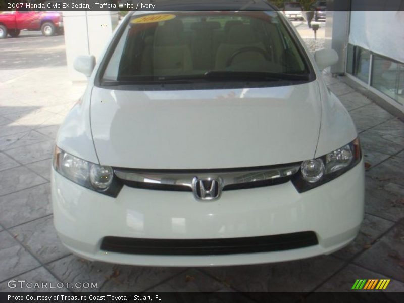Taffeta White / Ivory 2007 Honda Civic EX Sedan