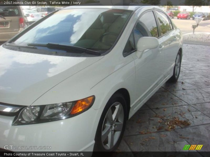 Taffeta White / Ivory 2007 Honda Civic EX Sedan