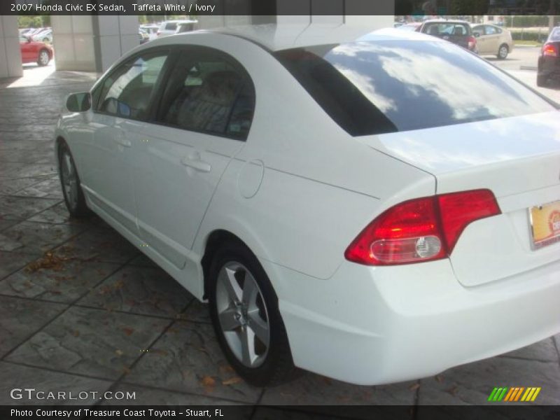 Taffeta White / Ivory 2007 Honda Civic EX Sedan