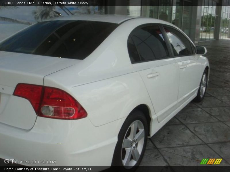 Taffeta White / Ivory 2007 Honda Civic EX Sedan
