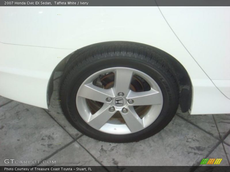 Taffeta White / Ivory 2007 Honda Civic EX Sedan