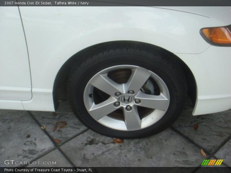 Taffeta White / Ivory 2007 Honda Civic EX Sedan