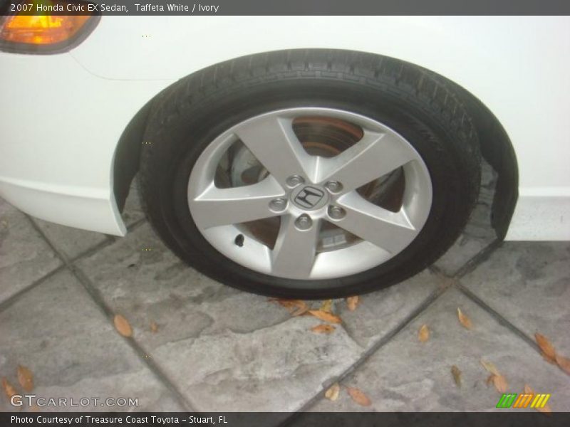Taffeta White / Ivory 2007 Honda Civic EX Sedan