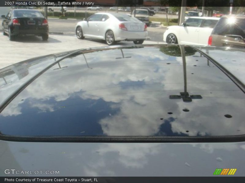 Taffeta White / Ivory 2007 Honda Civic EX Sedan
