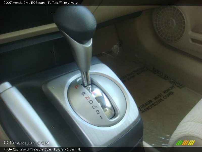 Taffeta White / Ivory 2007 Honda Civic EX Sedan
