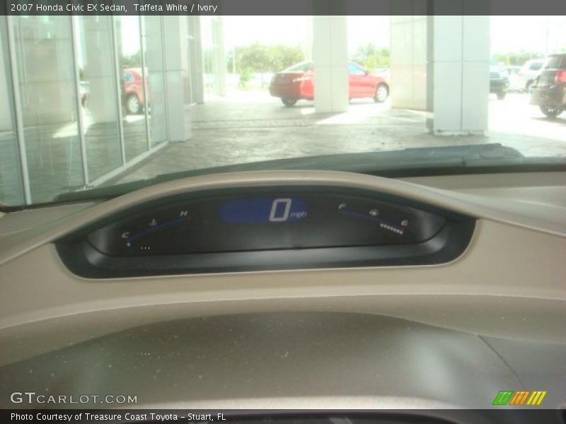 Taffeta White / Ivory 2007 Honda Civic EX Sedan