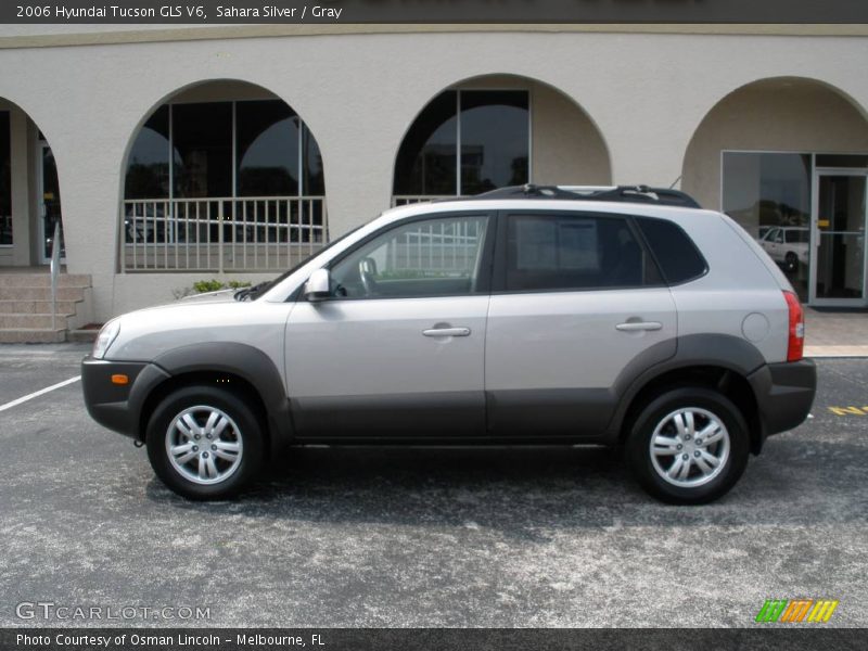 Sahara Silver / Gray 2006 Hyundai Tucson GLS V6
