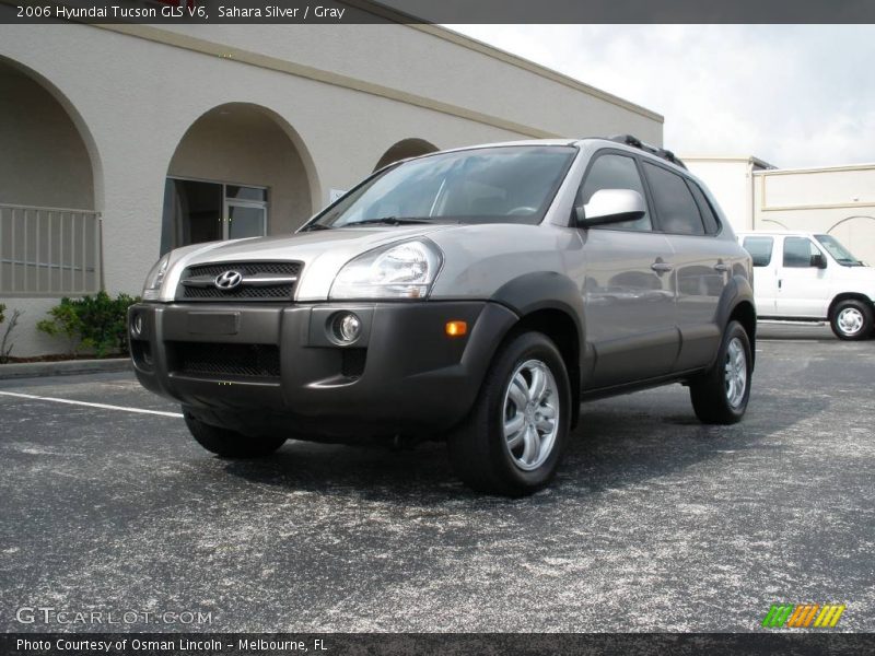 Sahara Silver / Gray 2006 Hyundai Tucson GLS V6