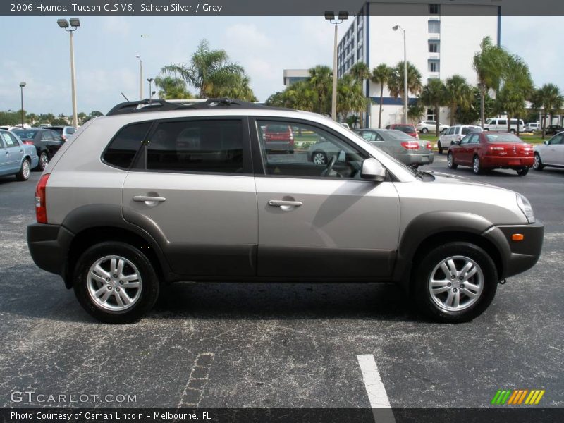 Sahara Silver / Gray 2006 Hyundai Tucson GLS V6