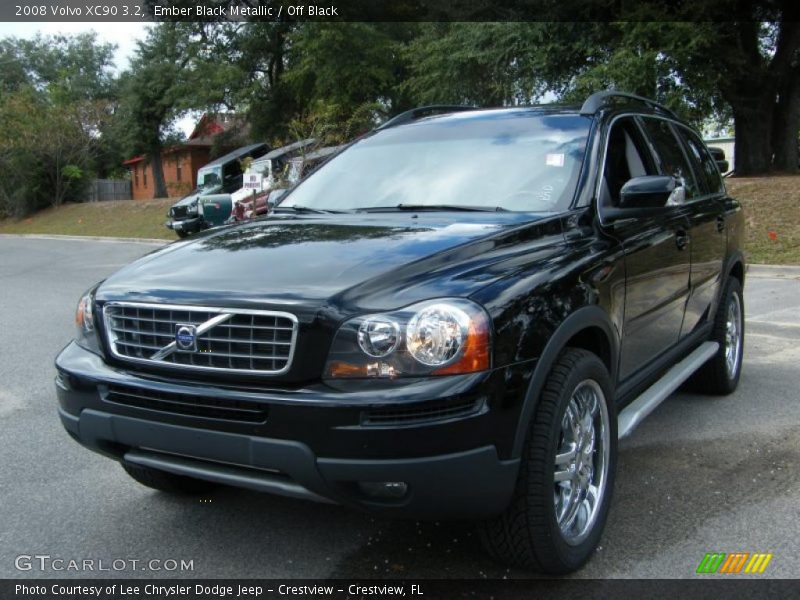 Ember Black Metallic / Off Black 2008 Volvo XC90 3.2