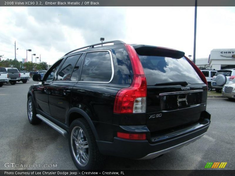 Ember Black Metallic / Off Black 2008 Volvo XC90 3.2