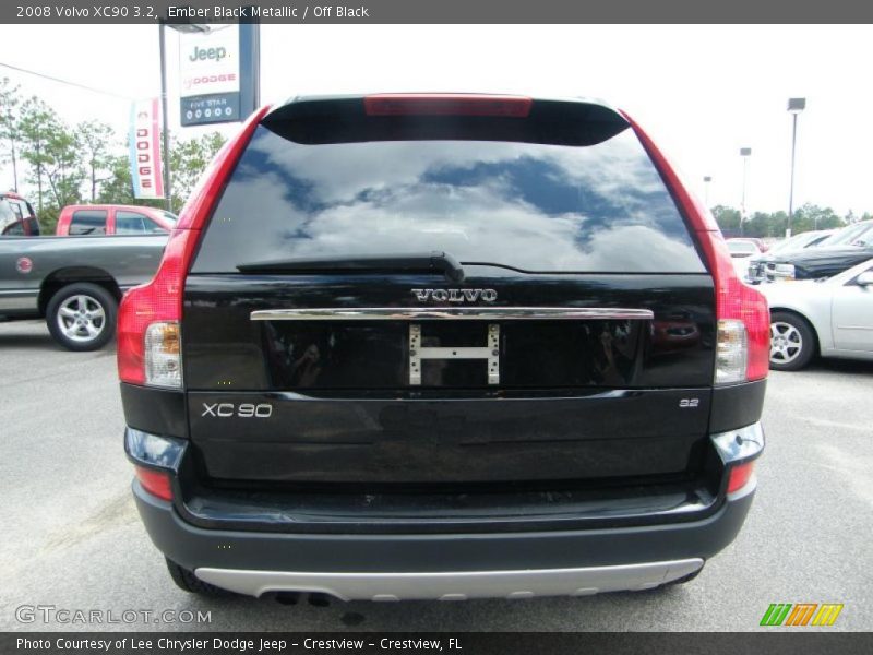 Ember Black Metallic / Off Black 2008 Volvo XC90 3.2