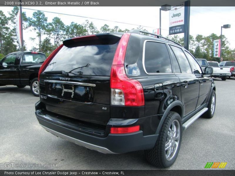 Ember Black Metallic / Off Black 2008 Volvo XC90 3.2