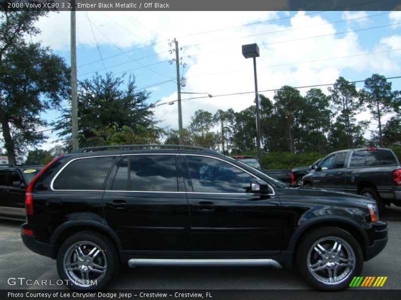 Ember Black Metallic / Off Black 2008 Volvo XC90 3.2