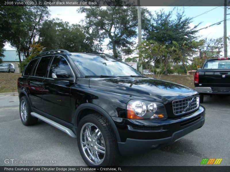 Ember Black Metallic / Off Black 2008 Volvo XC90 3.2