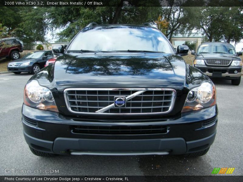Ember Black Metallic / Off Black 2008 Volvo XC90 3.2