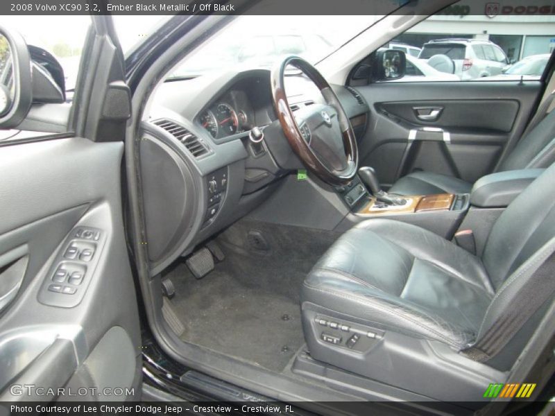 Ember Black Metallic / Off Black 2008 Volvo XC90 3.2