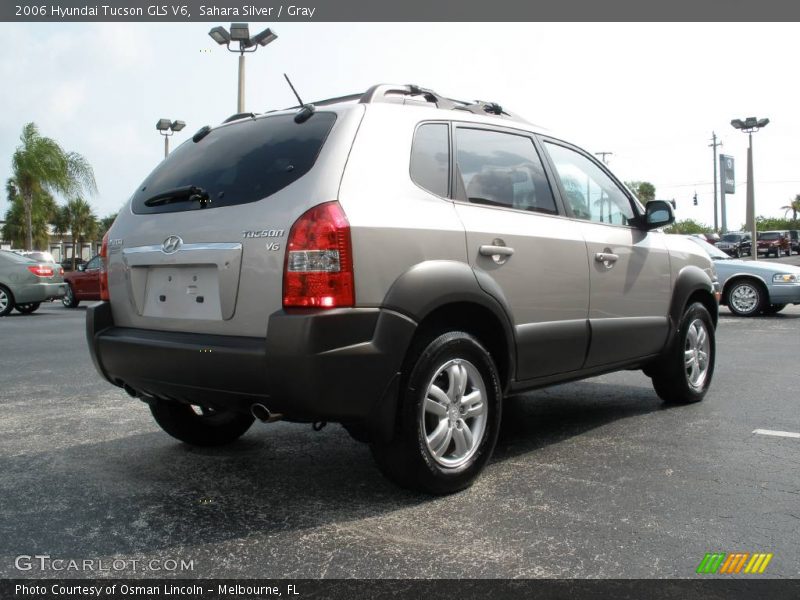 Sahara Silver / Gray 2006 Hyundai Tucson GLS V6