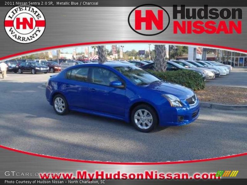 Metallic Blue / Charcoal 2011 Nissan Sentra 2.0 SR