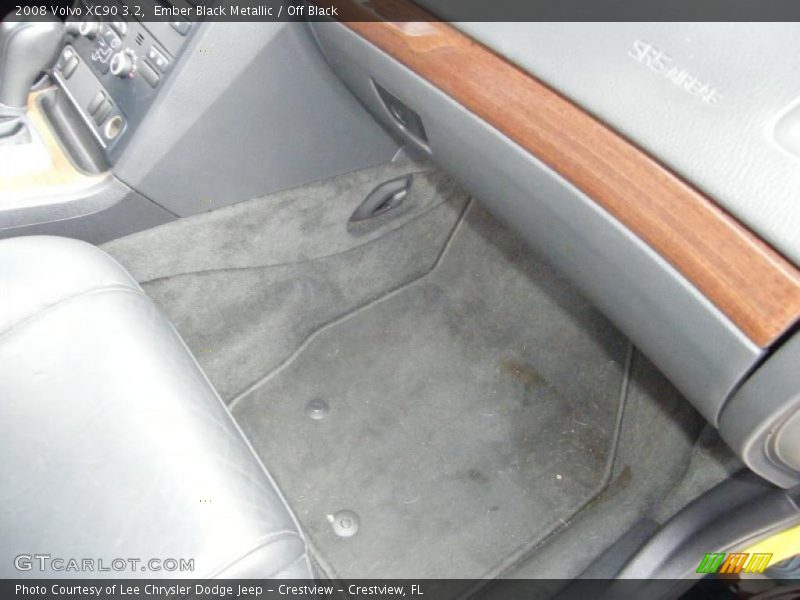 Ember Black Metallic / Off Black 2008 Volvo XC90 3.2