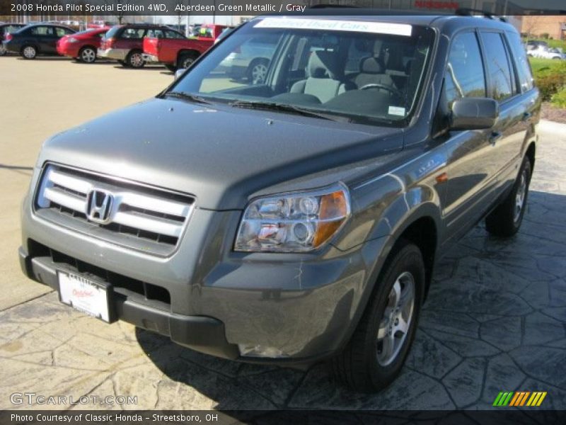 Aberdeen Green Metallic / Gray 2008 Honda Pilot Special Edition 4WD