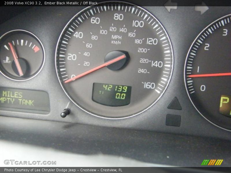 Ember Black Metallic / Off Black 2008 Volvo XC90 3.2