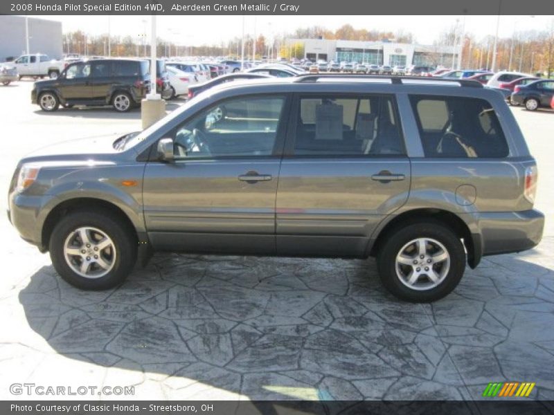 Aberdeen Green Metallic / Gray 2008 Honda Pilot Special Edition 4WD