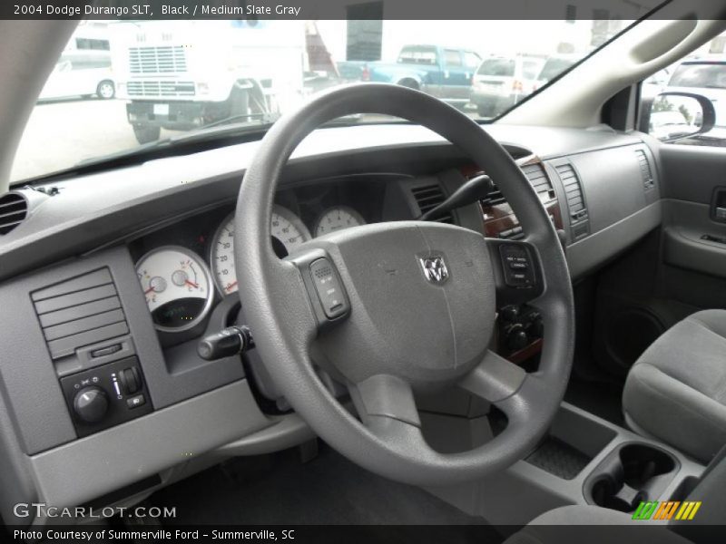 Black / Medium Slate Gray 2004 Dodge Durango SLT