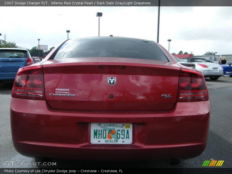 Inferno Red Crystal Pearl / Dark Slate Gray/Light Graystone 2007 Dodge Charger R/T