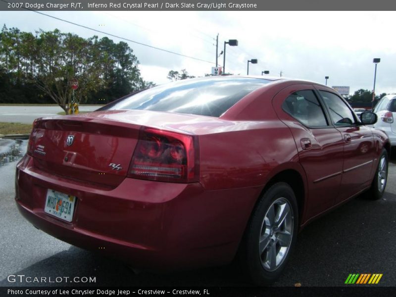 Inferno Red Crystal Pearl / Dark Slate Gray/Light Graystone 2007 Dodge Charger R/T