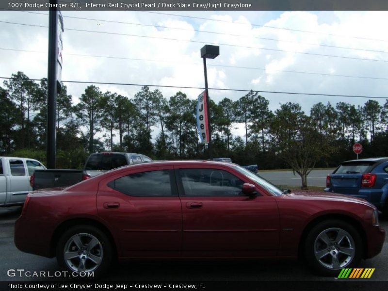 Inferno Red Crystal Pearl / Dark Slate Gray/Light Graystone 2007 Dodge Charger R/T