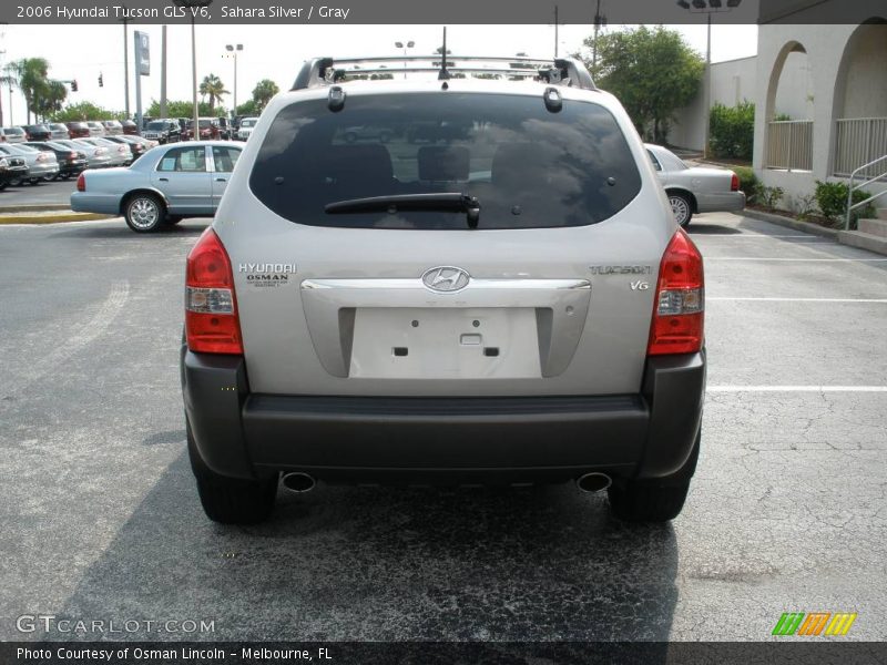 Sahara Silver / Gray 2006 Hyundai Tucson GLS V6