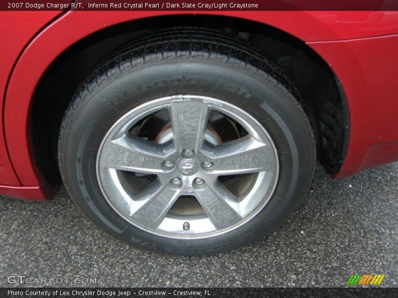 Inferno Red Crystal Pearl / Dark Slate Gray/Light Graystone 2007 Dodge Charger R/T
