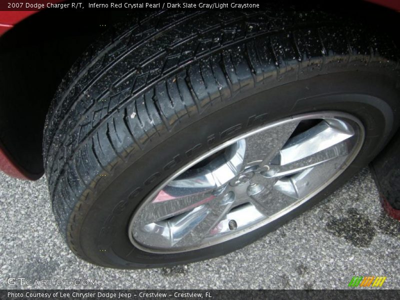 Inferno Red Crystal Pearl / Dark Slate Gray/Light Graystone 2007 Dodge Charger R/T