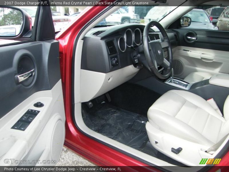 Inferno Red Crystal Pearl / Dark Slate Gray/Light Graystone 2007 Dodge Charger R/T