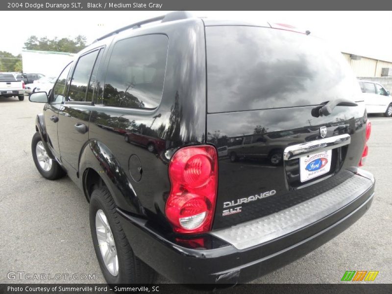 Black / Medium Slate Gray 2004 Dodge Durango SLT