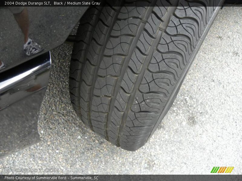 Black / Medium Slate Gray 2004 Dodge Durango SLT