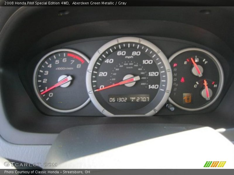 Aberdeen Green Metallic / Gray 2008 Honda Pilot Special Edition 4WD